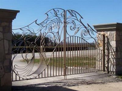Ворота кованые ВК42
